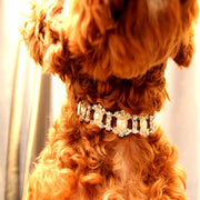 犬用ネックレス 犬用アクセサリー 首輪 犬用 小型犬 ネックレス アクセサリー フェイクパール ビジュー ラインストーン チェーン キラキラ 煌めく お出かけ お出掛け おめかし オシャレな首輪 お呼ばれ ショー 衣装 小物 可愛い かわいい 上品 豪華 オシャレ おしゃれ お洒落 華やか 犬 いぬ イヌ ドッグ ペット 愛犬 犬用品