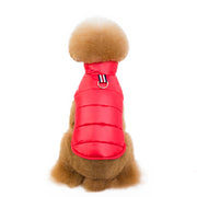 ペットウェア ドッグウェア ダウン風ベスト ペット用品 イヌ 小型犬 Dカン付き スナップボタン お散歩 お出かけ 寒さ対策