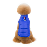 ペットウェア ドッグウェア ダウン風ベスト ペット用品 イヌ 小型犬 Dカン付き スナップボタン お散歩 お出かけ 寒さ対策