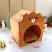 ペットハウス ペットベッド 犬用 室内 マット ペット用 クッション付き ペットグッズ ドッグハウス 犬小屋 テント ペット用品 可愛い おしゃれ ウサギ クマ カエル