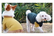 ドッグウェア いぬ服 カットソー ニットソー 半袖風 犬 猫 ペット用品 トップス 上着 プルオーバー アシンメトリー ハイネック 伸縮 柔軟性 無地 ツートン バイカラー シンプル カジュアル かわいい おしゃれ かっこいい 小中大型 イヌ DOG ネコ ねこ キャット 春 夏 秋 冬 オールシーズン 記念写真 インスタ映え ギフト プレゼント 贈り物 お出掛け お散歩 公園