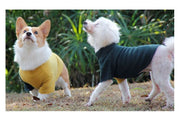 ドッグウェア いぬ服 カットソー ニットソー 半袖風 犬 猫 ペット用品 トップス 上着 プルオーバー アシンメトリー ハイネック 伸縮 柔軟性 無地 ツートン バイカラー シンプル カジュアル かわいい おしゃれ かっこいい 小中大型 イヌ DOG ネコ ねこ キャット 春 夏 秋 冬 オールシーズン 記念写真 インスタ映え ギフト プレゼント 贈り物 お出掛け お散歩 公園