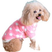 ペットウェア トレーナー ペット用 犬用 猫用 犬服 ドッグウェア ベルベット調 ラウンドネック ペットグッズ 花モチーフ 無地 ボーダー 水玉 ヒョウ柄 可愛い おしゃれ 防寒 あったか 秋 冬