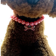 ネックレス ペット用チョーカー フェイクパール リボン型チャーム 犬用 猫用 アクセサリー 首飾り ラインストーン キラキラ おしゃれ きれいめ 上品 華やか エレガント 可愛い かわいい ジュエリー ファッション小物 超小型犬 小型犬 イヌ用 いぬ用 ネコ用 ねこ用 DOG CAT