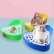小動物用トイレ 三角トイレ ウサギ うさぎ コーナー 角 お手入れ 簡単 ペットグッズ ペット用品 シンプル 小型 衛生 兎 モルモット リス