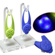 首輪用チャーム LEDライト 光る ペット用アクセサリー 首輪アクセサリー 犬 ドッグ ペット用品 散歩 夜間 夜道 防水 輪っか いぬ イヌ リチウム