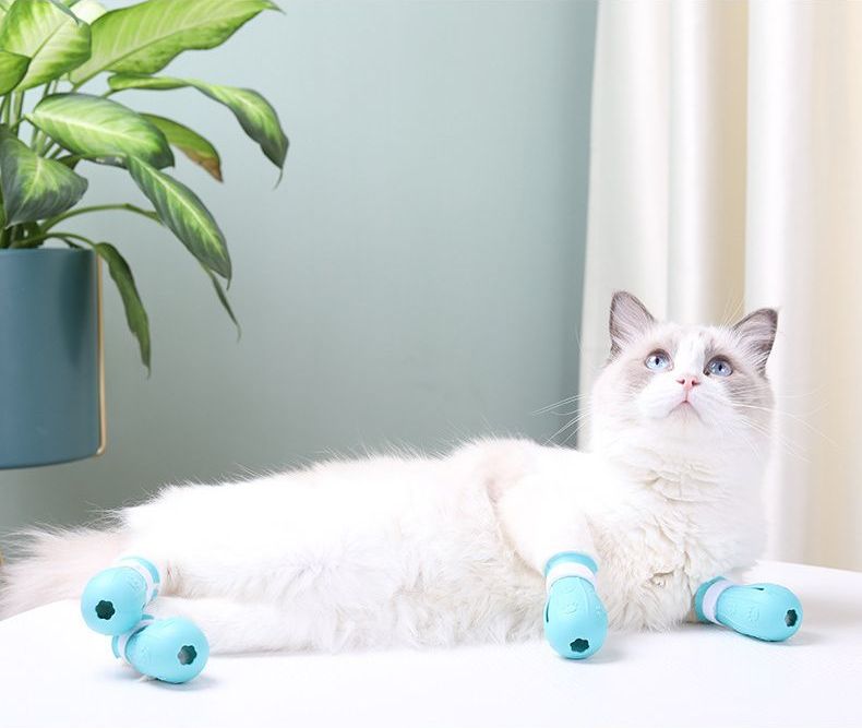 猫用 足カバー 猫靴 手袋 足袋 保護カバー 商品画像4
