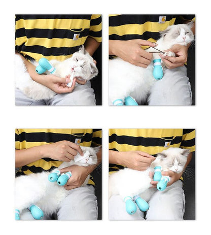 猫用 足カバー 猫靴 手袋 足袋 保護カバー 商品画像5