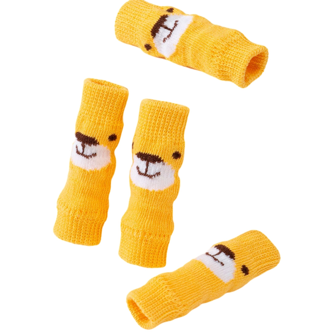 犬用靴下 レッグウォーマー ニット ペット用品 関節保護 カバー 汚れ防止 脱げない ソックス 伸縮 防寒 冷え防止 あったか くつ下 床ずれ防止 介護 老犬 レッグサポーター いぬ イヌ おしゃれ かわいい 小型犬 中型犬 傷舐め防止 床ズレ