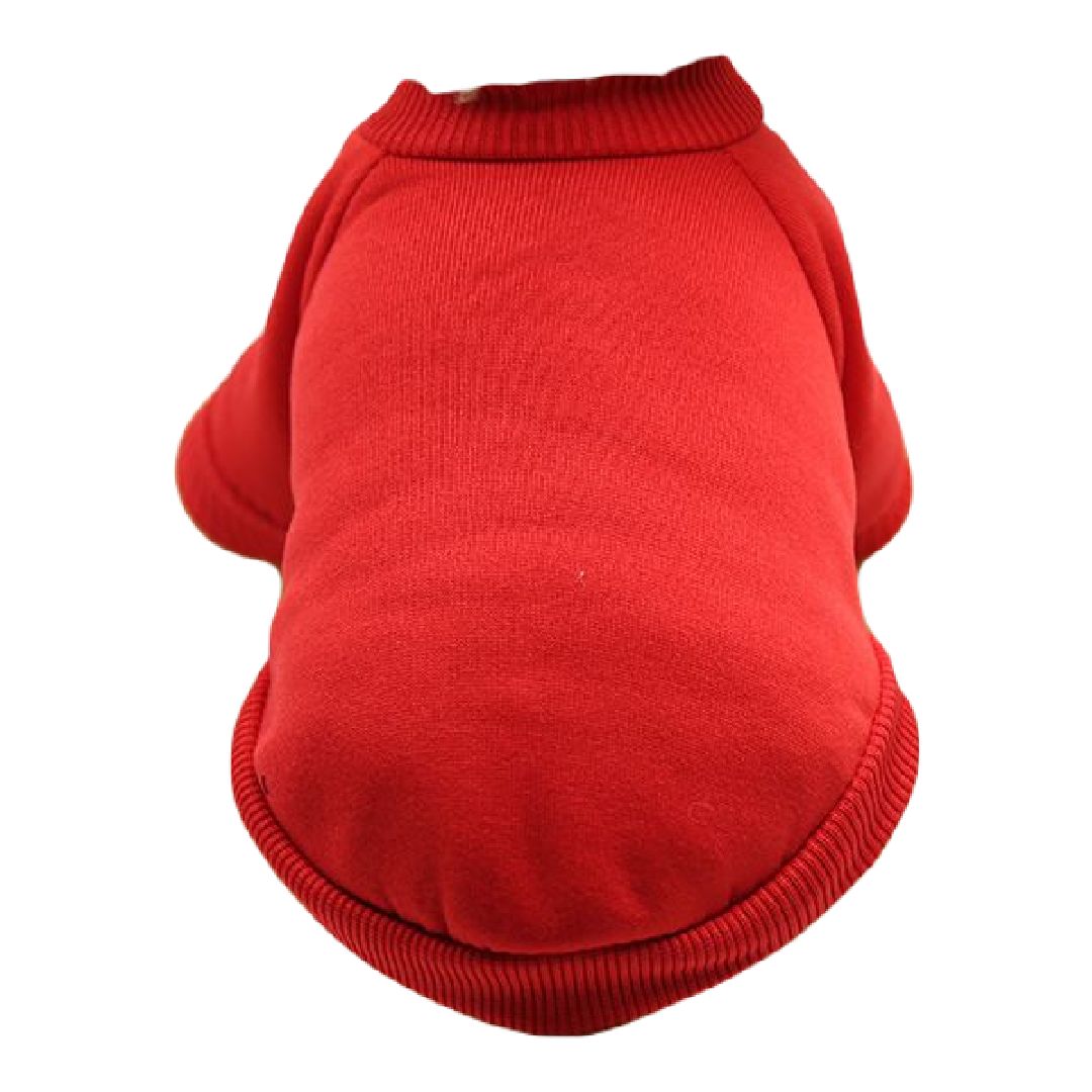 ドッグウェア トレーナー 犬服 洋服 ペットウェア 犬用 猫用 小型犬 ペット用品 無地 裏起毛 袖あり シンプル 可愛い おしゃれ カジュアル いぬ イヌ ねこ ネコ