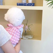 ドッグウェア キャットウェア ペットウェア キャミソール トップス ペット用品 犬 猫 ポコポコ ワッフル おしゃれ かわいい カラバリ豊富 白 ピンク 黄 紫