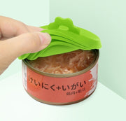 ペット用 缶詰の蓋キャップ シリコンラップ ペットフード一時保存用 密閉 フタ 缶詰カバー 犬缶 猫缶 食べ残し 各種サイズ適合