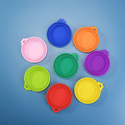 ペット用 缶詰の蓋キャップ シリコンラップ ペットフード一時保存用 密閉 フタ 缶詰カバー 犬缶 猫缶 食べ残し 各種サイズ適合