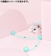 猫用おもちゃ 電動ボール USB充電式 自動回転 ペット用玩具 ネコ 犬 動く LED 光る 一人遊び ストレス解消 運動不足解消 リチウム