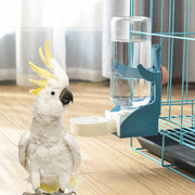 ペット用給水器 給水ボトル 水やり ペット用品 ウサギ 鳥 モルモット 小動物 500ml ケージ用 取り付け簡単 かわいい