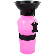 ペット用水筒 給水器 ウォーターボトル 携帯 500ml 犬用 猫用 コンパクト 持ち運び お椀 トレイ トレー 一体型 お散歩 お出かけ アウトドア 旅行 外出 水分補給 シンプル 簡単 イヌ いぬ ネコ ねこ ドッグ キャット