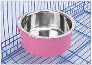 ペット用食器 フードボウル ウォーターボウル ケージ取り付け ケージ固定 犬用 猫用 ペット用品 エサ入れ 水入れ シンプル 取り付け簡単 ペットグッズ いぬ イヌ ねこ ネコ