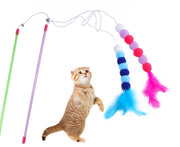猫じゃらし 猫用おもちゃ ねこじゃらし 猫 ネコ ねこ キャット ペット用品 ペットグッズ 棒 羽 ハネ ボール 球体 鈴付き スズ おもちゃ かわいい 楽しい ストレス解消 運動不足解消