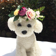 犬用ネックレス ドッグウェア 首輪 ペット用品  アクセサリー 犬用小物 フラワー  花  おめかし   かわいい  お出掛け コサージュ  小型犬