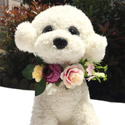犬用ネックレス ドッグウェア 首輪 ペット用品  アクセサリー 犬用小物 フラワー  花  おめかし   かわいい  お出掛け コサージュ  小型犬