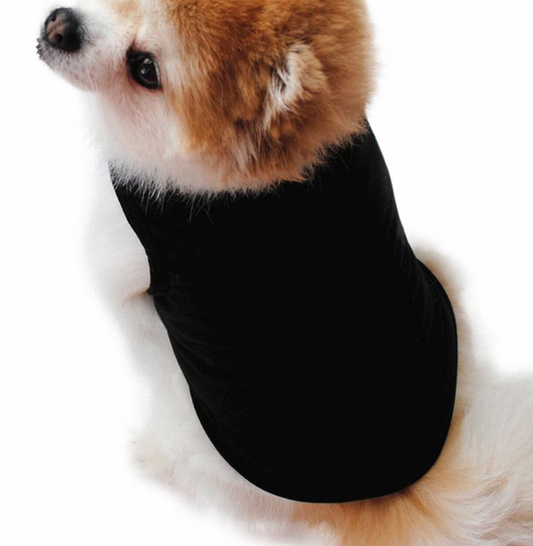 ペットウェア ドッグウェア 犬の服 ペットグッズ タンクトップ ベスト ブラック バリエーション画像