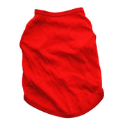 ペットウェア ドッグウェア 犬の服 ペットグッズ タンクトップ ベスト トップス 袖なし 無地 シンプル 小型犬 ポメラニアン 単色 白 黒 ピンク オレンジ ペット用品