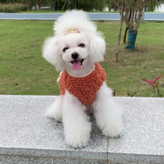 ドッグウェア ベスト ペットウェア 犬服 小型犬 中型犬 ボア 袖なし ふわふわ もこもこ あったか 暖かい かわいい おしゃれ