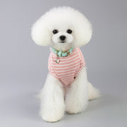 ペットウェア カットソー Tシャツ トップス 犬用服 ドッグ キャット 猫 かわいい おしゃれ キュート ボーダー シンプル カジュアル デイリー お出かけ お散歩 小型犬 中型犬 イヌ ネコ