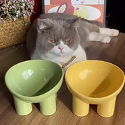 ペット用食器 猫用 犬用 ペット用品 フードボウル ウォーターボウル 餌入れ 水入れ 可愛い ワンちゃん ネコちゃん イヌ ネコ キャット ドッグ 黄色 青 ピンク 緑
