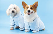 犬用バスローブ バスタオル ペット用 ペットウェア フード付 おしゃれ 犬用品 猫用品 タオル ドッグウェア マイクロファイバー ペット服 犬服 小型犬 中型犬 オールシーズン ドッグドライイングコート ペット用手入れ用品 バス用品 ガウン 水遊び ギフト お風呂 雨の日 カジュアル パジャマ パイピング コスプレ セレブ