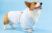 犬用バスローブ バスタオル ペット用 ペットウェア フード付 おしゃれ 犬用品 猫用品 タオル ドッグウェア マイクロファイバー ペット服 犬服 小型犬 中型犬 オールシーズン ドッグドライイングコート ペット用手入れ用品 バス用品 ガウン 水遊び ギフト お風呂 雨の日 カジュアル パジャマ パイピング コスプレ セレブ