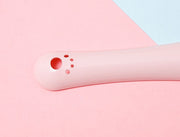 トイレスコップ 猫 ネコ 掃除用品 猫用トイレ用品 ペット用品 ペットグッズ 四角形 幅広 ループあり 肉球 無地 ピンク ブルー グリーン グレー シンプル ポップ カジュアル 可愛い キュート