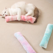 猫用抱き枕 ペット枕 ペット用品 抱き枕 クッション おもちゃ スティック 猫 ネコ 犬 イヌ グラデーション タイダイ柄 ヒョウ柄 アニマル ふわふわ 柔らかい かわいい おしゃれ ペットグッズ 丈夫