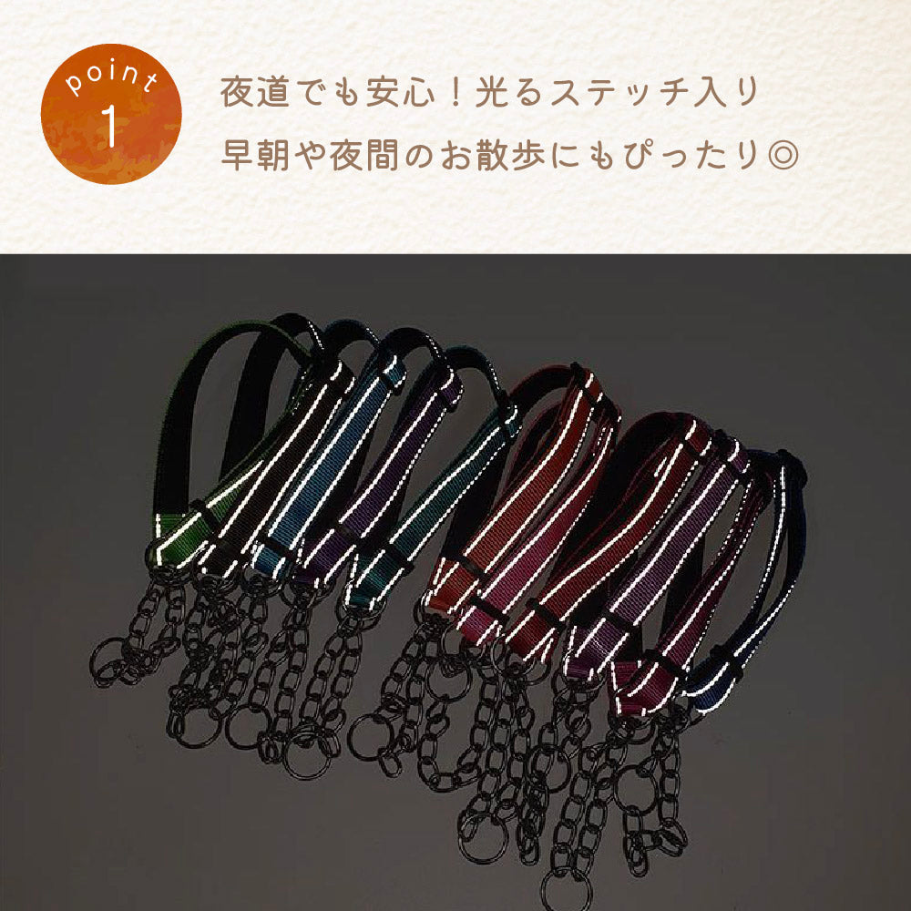 首輪 ハーフチョーク 犬用 ペット用 小型犬 中型犬 商品画像3