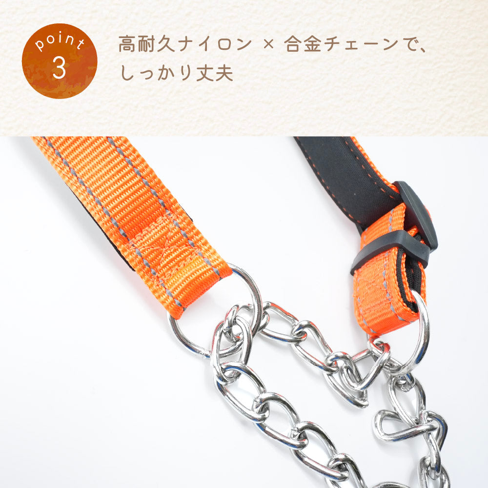 首輪 ハーフチョーク 犬用 ペット用 小型犬 中型犬 商品画像5