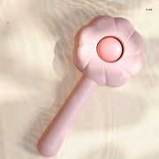 スリッカーブラシ 猫用 犬用 ネコ用 イヌ用 ペット用品 ブラッシング グルーミング 抜け毛取り 毛玉取り コーム 身だしなみ お花 フラワー 簡単除去 便利 おしゃれ かわいい