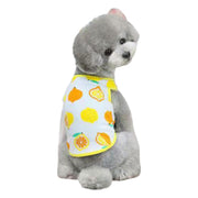 ペット用タンクトップ ペット用トップス ペットウェア ドッグウェア 犬服 小型犬 中型犬 イヌ 猫 ネコ ペット用品 ノースリーブ プルオーバー 袖なし フルーツ柄 かわいい おしゃれ