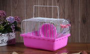 小動物用ケージ ペット用品 ペットグッズ 小動物グッズ ケージ お家 ホイール 給水器 持ち手 シンプル かわいい