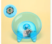 小動物用回し車 横向きホイール フライングソーサー ハムスター ペット用品 直径18cm UFO型 走る 運動不足解消 肥満対策 ストレス発散 ペットトイ ランニング ペットグッズ