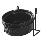 ペット用食器 猫 犬 ネコ イヌ 食器ボウル フードボウル ケージ掛け 単品 水入れ ウォーターボウル スタンド付き ケージ取り付け フード 食器 400ml ペット用品 ペットグッズ シンプル 陶器 エサ 餌 子猫 子犬 老猫 老犬 シンプル おしゃれ