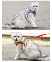 ハーネス リード セット ペット用品 猫 小型犬 中型犬 散歩 可愛い お洒落 メッシュ 通気性 胴輪 ベスト リボン チェック柄 サイズ調整 長さ調節可能 簡単装着 着脱簡単 胸当て 牽引ロープ お散歩紐 リーシュ 引きひも パイピング 光る アジャスター カジュアル かわいい おしゃれ ねこ ネコ キャット CAT いぬ イヌ ドッグ DOG お出かけ