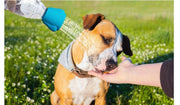 ペット用シャワーキャップ シャワーヘッド ペットボトル取り付け 犬用 ジョーロ ハンディシャワー ポータブルシャワー 携帯用 洗浄 水やり 散水ノズル お散歩 マナー用 シリコン