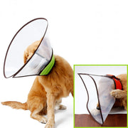 エリザベスカラー 大型犬 カラー ソフトタイプ ペット用品 犬用 傷舐め防止 手術後のケア 簡単装着 首周り柔らかい アフターケア 手術 怪我 介護 介護用品 ソフト 傷口保護 透明 グリーン オレンジ