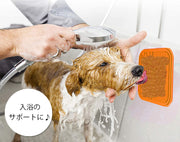 リックパッド ペット用食器 舐めるパッド シリコン 吸盤 ペット用品 犬用 シリコン フードマット リックマット なめる ぺろぺろ ペロペロ 気をそらす 気晴らし トレーニング グルーミング 入浴 ブラッシング お風呂 ペットグッズ イヌ いぬ ドッグ
