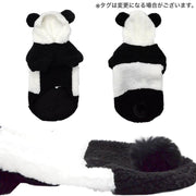 ペットウェア コスチューム コスプレ パンダ 犬用 ドッグウェア フレブル フレンチブルドッグ ボア もこもこ プルオーバー フード付き 耳付き 暖かい あったか ユニーク 可愛い かわいい お散歩 お出かけ 普段使い ペット服 犬の服