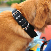 首輪 犬用 犬 犬の首輪 中型犬 大型犬 ペット用品 ペットグッズ 無地 散歩 お出かけ ブラック レッド ブルー アーミーグリーン シンプル
