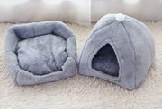 ペットベッド ペットハウス 猫用 犬用 ドーム型 カドラー 2way キャットハウス ドッグハウス 滑り止め付き 室内用 寝具 寝床 暖かい ふかふか ふわふわ 洗える 無地 シンプル 隠れ家 お洒落 かわいい 猫用ベッド 猫ハウス 犬用ベッド 犬ハウス ペット用品