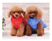 犬用ベスト ダウン風ベスト 犬用アウター ペット服 コート ジャンパー ドッグウェア 中綿 秋冬服 小型犬 中型犬 スナップボタン 防寒 温かい 裏起毛 犬服 冬用