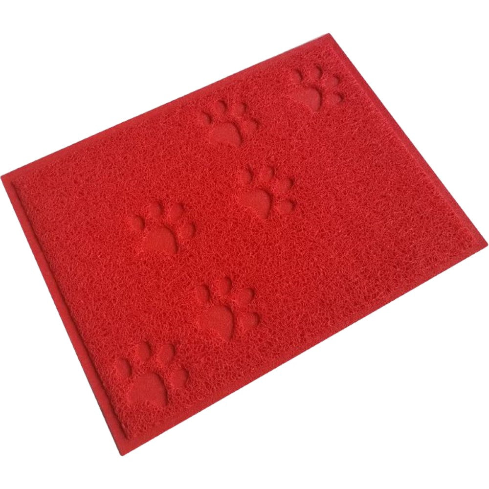 砂取りマット トイレマット 猫用 ペット用品 30×40cm 四角形 レッド バリエーション画像
