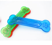 犬用おもちゃ ラバートイ ドッグトーイ 犬用 ペット用品 ペットトイ 玩具 オモチャ 噛む ホネ型 骨 ボーン スティック型 遊び ストレス発散 カミカミ 半透明 おしゃれ かわいい いぬ イヌ